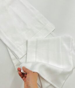 東レ爽竹の長襦袢　洗ってアイロン無し