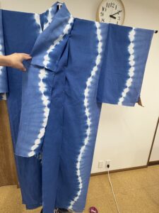 柄チェンジ前の浴衣
