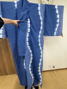 柄チェンジ後の浴衣
