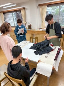 大島紬のお着物　お仕立て直し