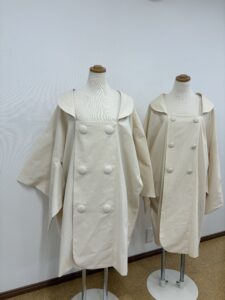 被布衿コート シーチング地仮縫い仕立て