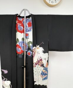 黒留袖を長羽織にお仕立て変え