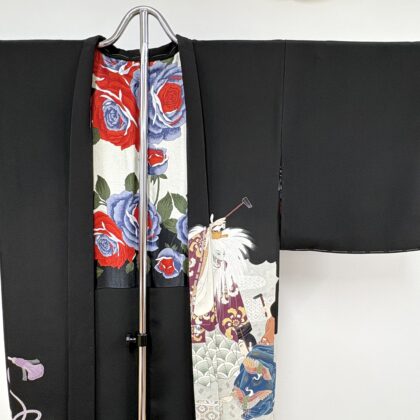 黒留袖を長羽織にお仕立て変え