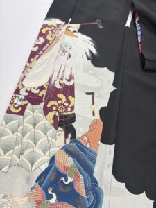 黒留袖を長羽織にお仕立て変え